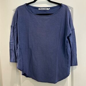 Michael Stars One Size Blue Top